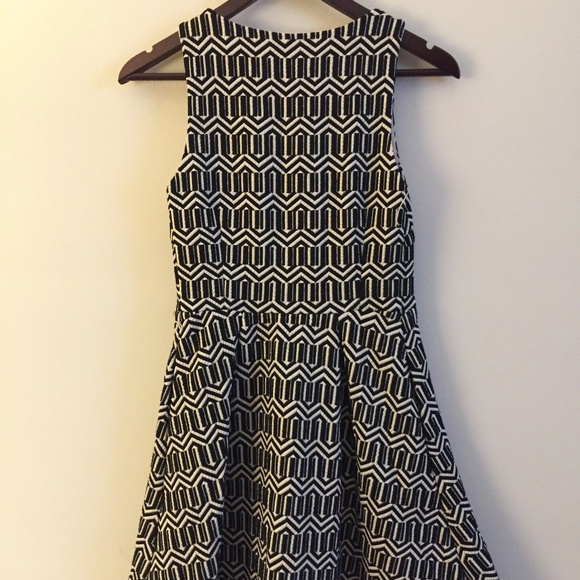 Anthropologie Tonnelle Zip-Front Dress- Black - Picture 3 of 4